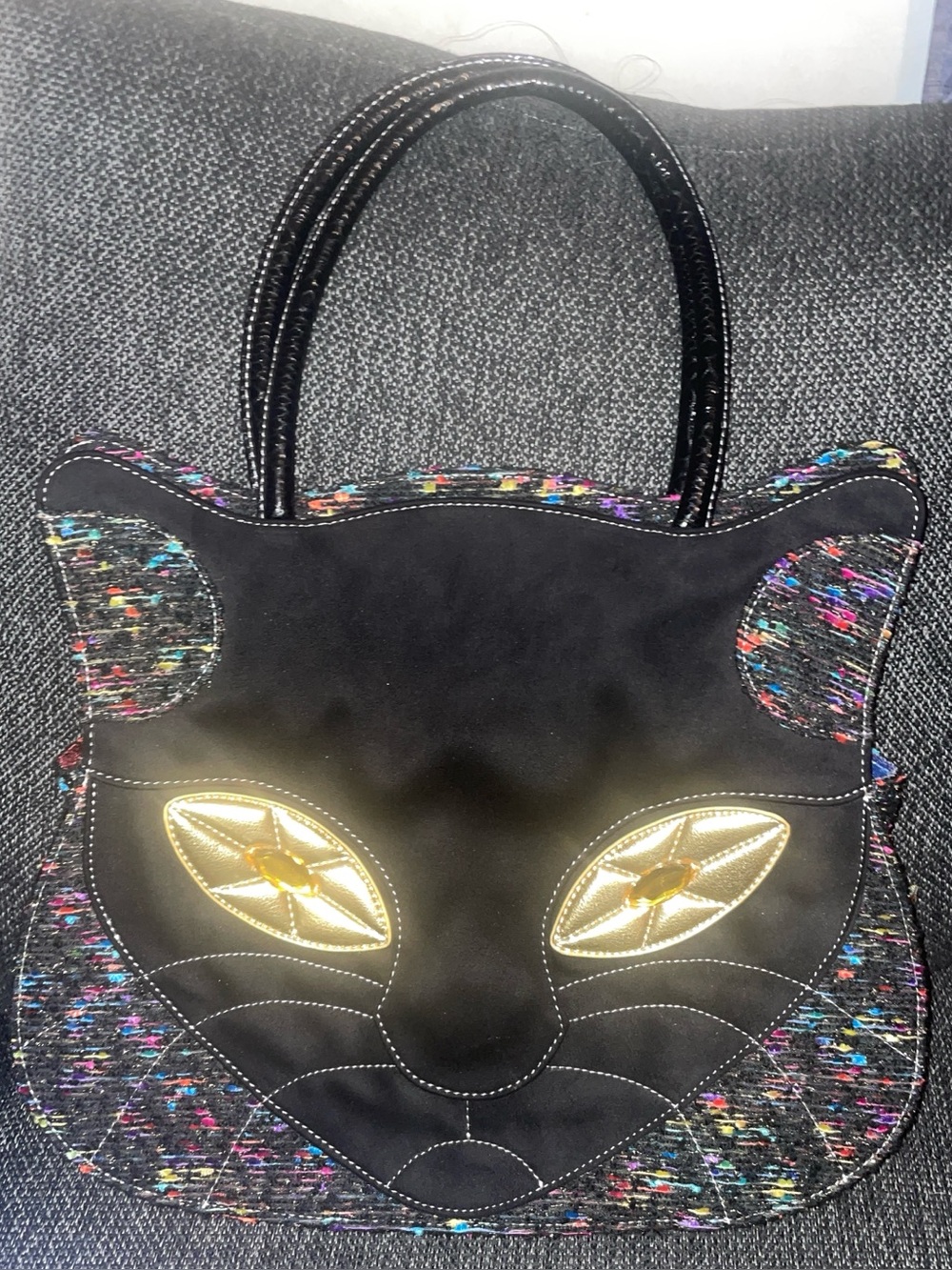 Irregular Choice Miaow Cat Tote Shoulder Bag